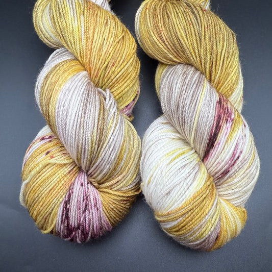 Autumn Rose on Perfect Sock