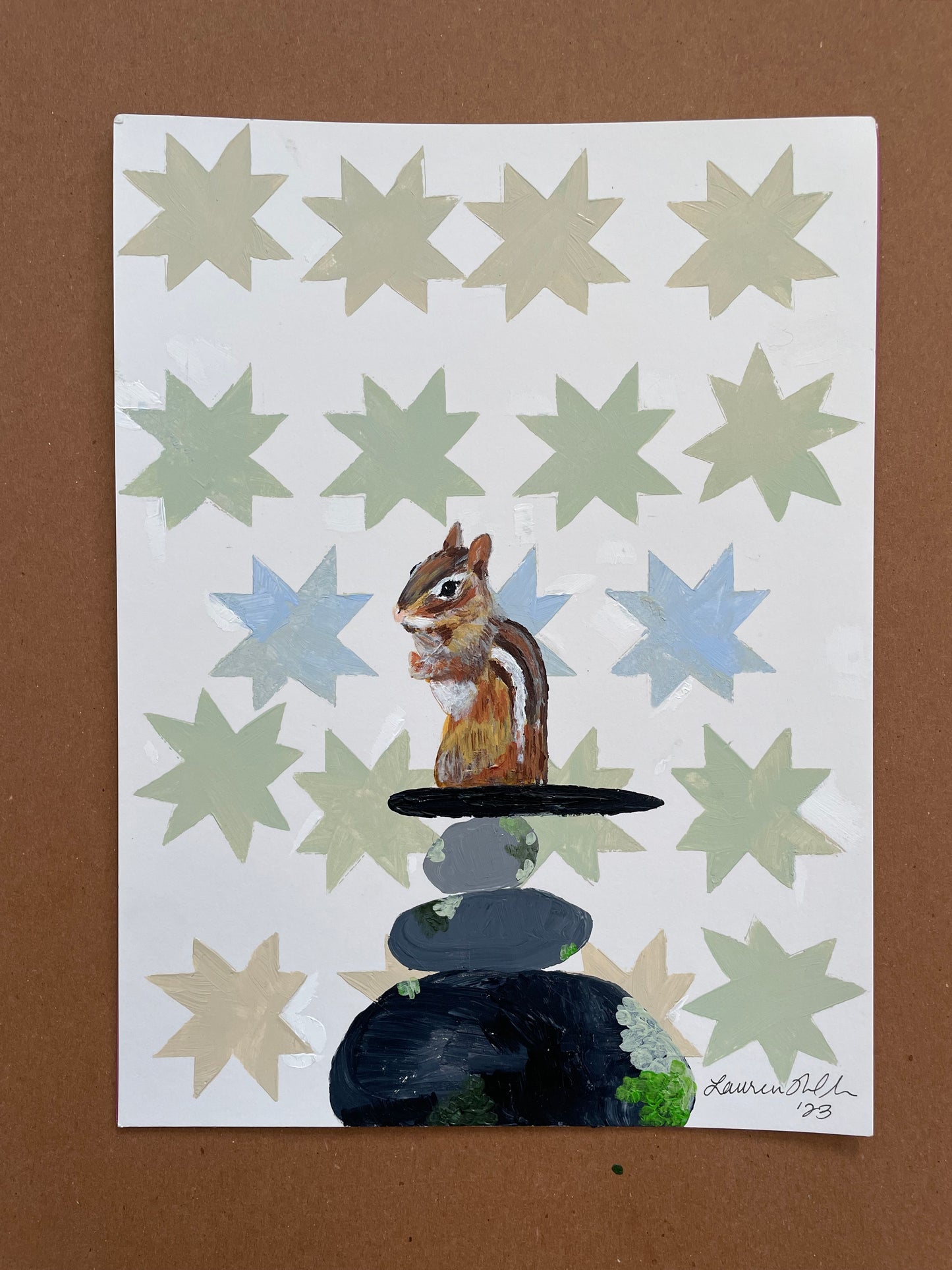 Cairn Chipmunk original and prints