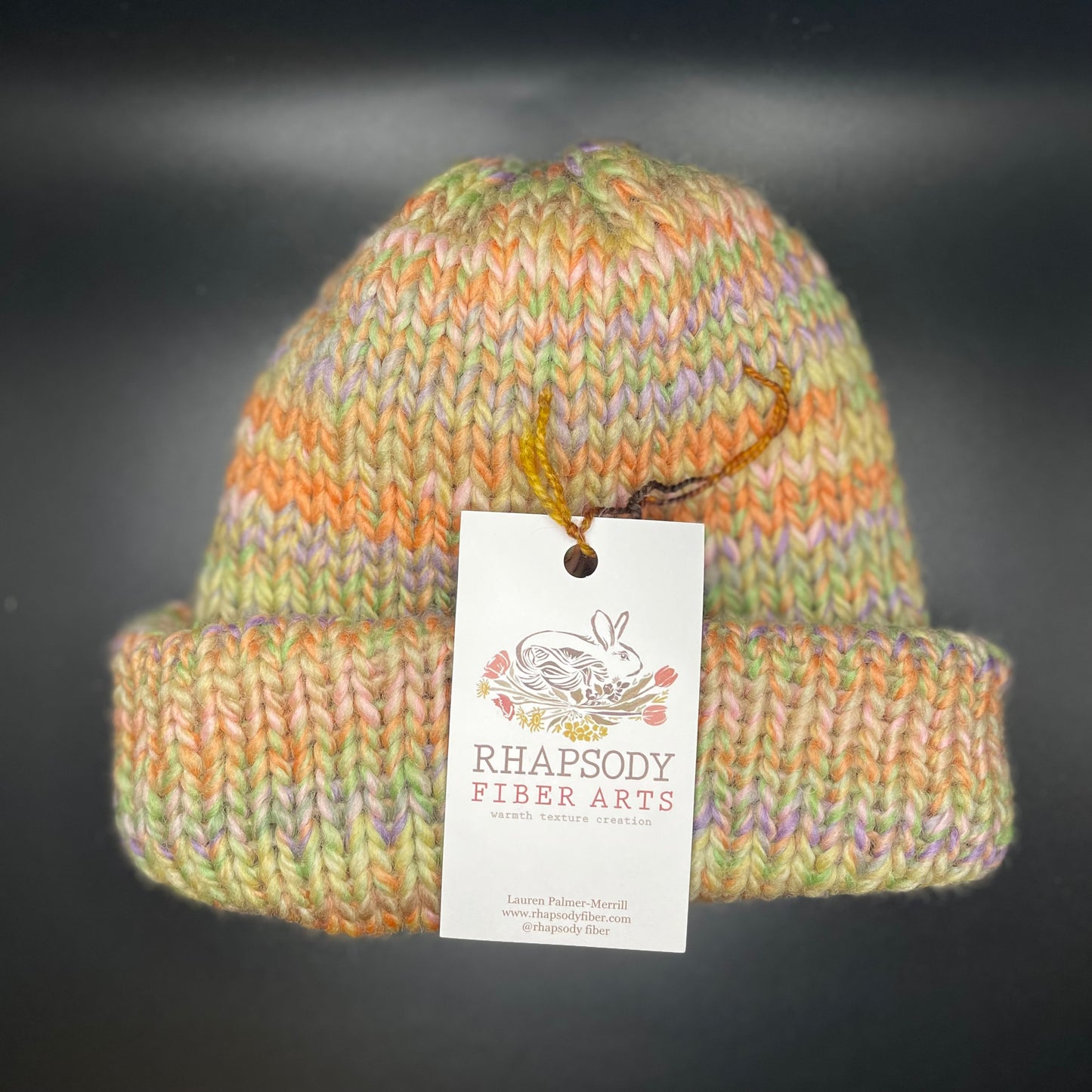 Child (upper elementary) sized handmade beanie