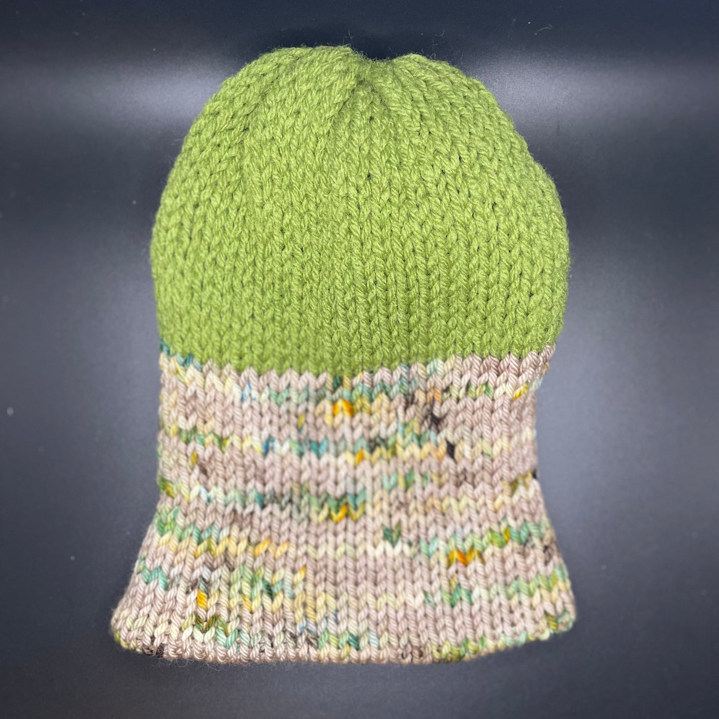 Young child (lower elementary) sized handmade beanie