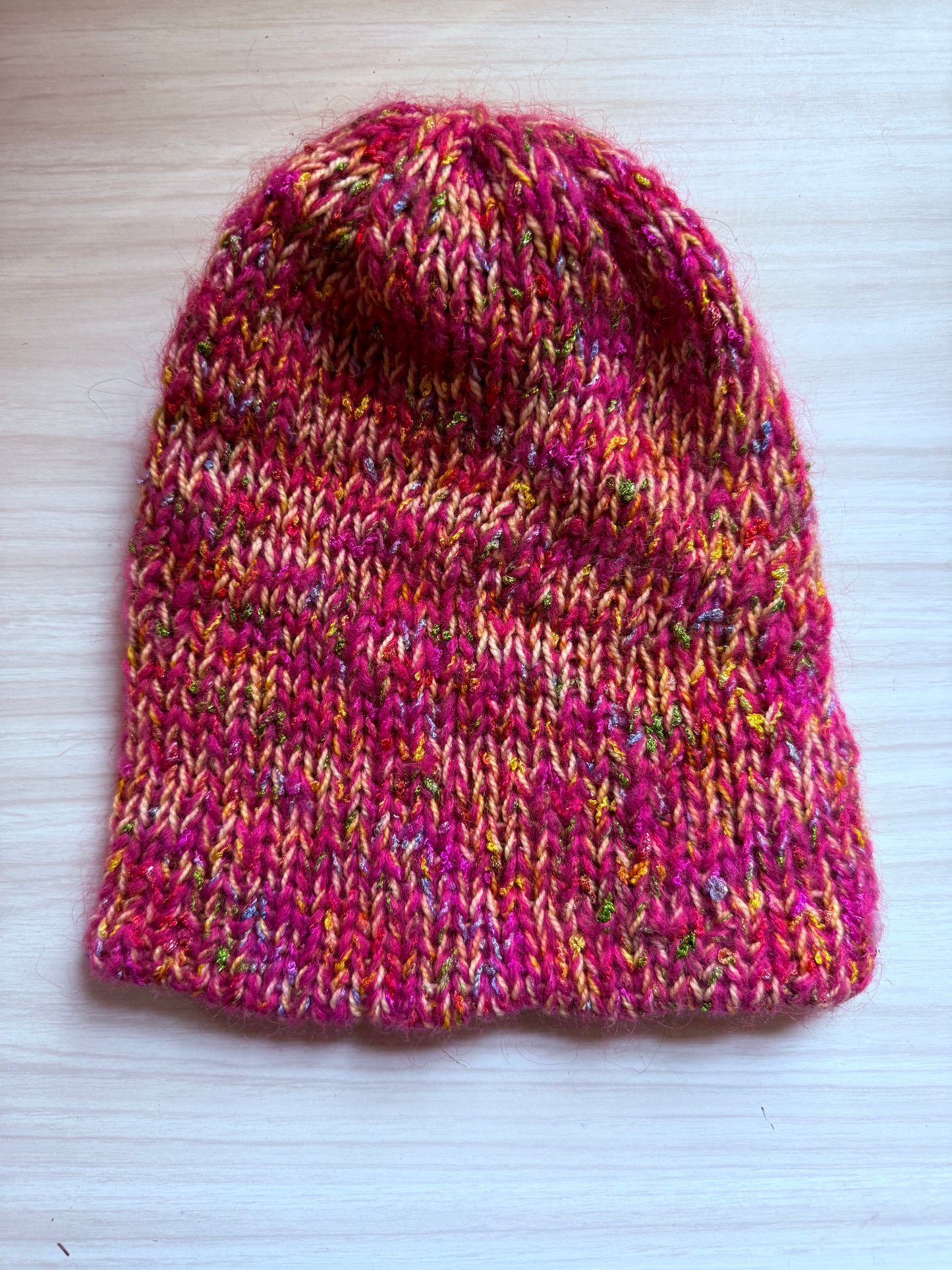 Child-sized handmade beanie (Youth large)